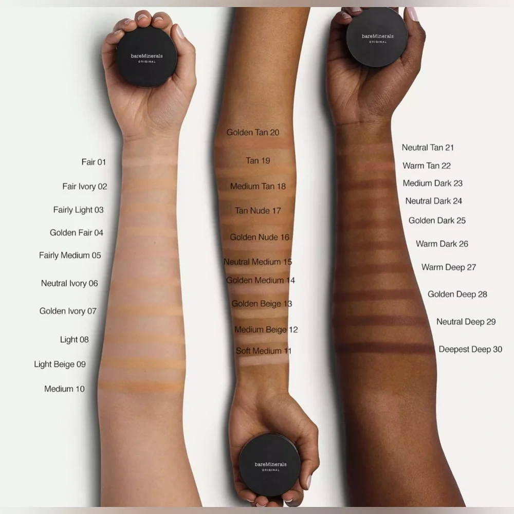 NEW Bare Minerals Original BUNDLE Light (08) + Medium Tan (18)